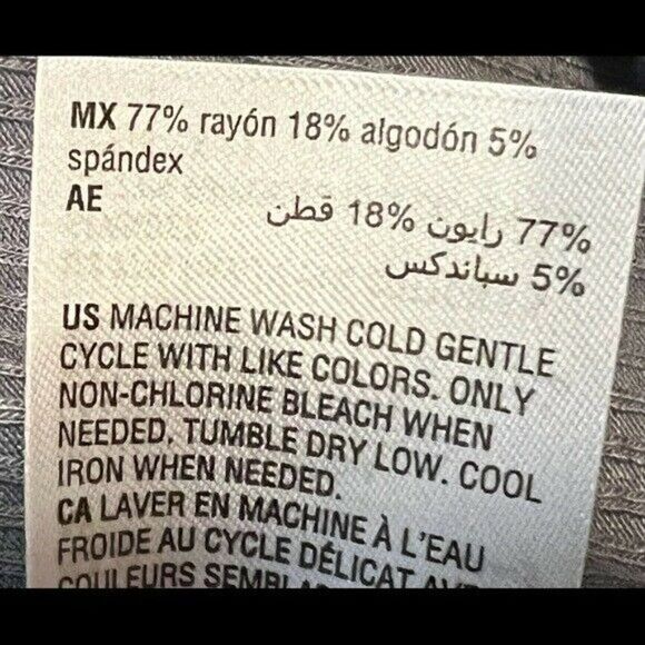 Jenni Cast Iron Gray Solid Ribbed Lounge Pajama Tank Top Large NWT - Picture 8 of 8